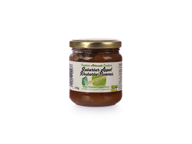 Rabarber en appel jam 210 gram