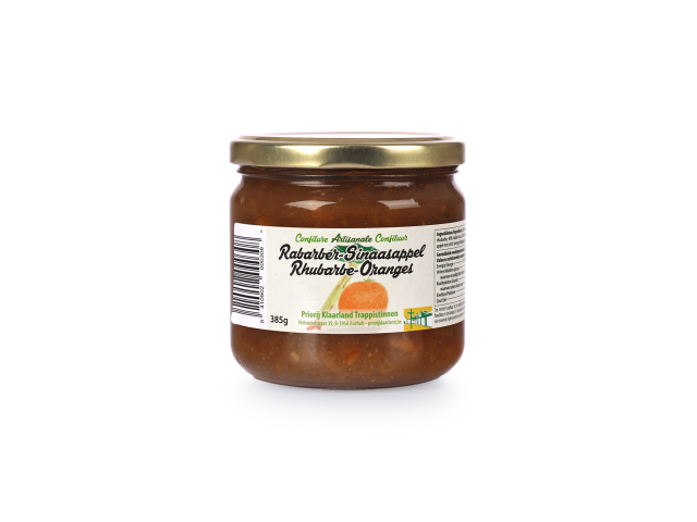 Rabarber en sinaasappel jam 385 gram