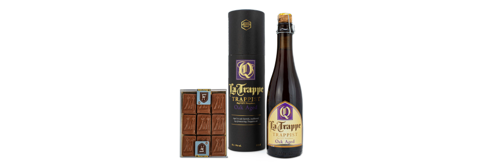 Quadrupel Oak Aged #48 & Melk Chocolade